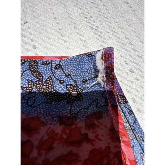 Emily Stacy Top Women Size 3 Extra Large Multicolor Floral Crew Neck Sleeveless - Picture 7 of 9